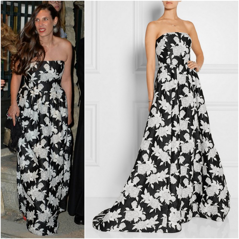 Tatiana Santo Domingo in Oscar de la Renta Wedding Dinner of