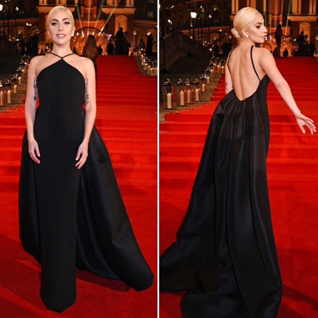 Lady Gaga in Brandon Maxwell – The British Fashion Awards 2016
