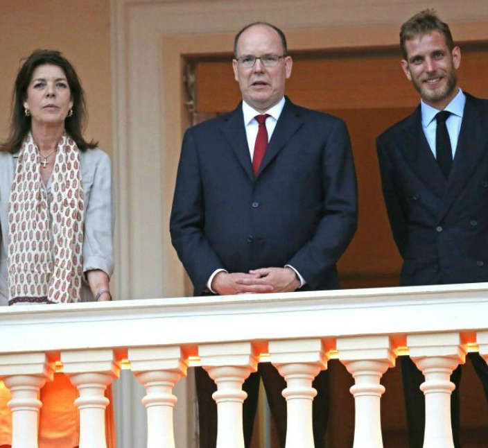 Prince Albert and Princess Caroline attended the celebration for Saint ...