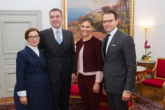 Crown Princess Victoria & Prince Daniel received the Prime minister of ...