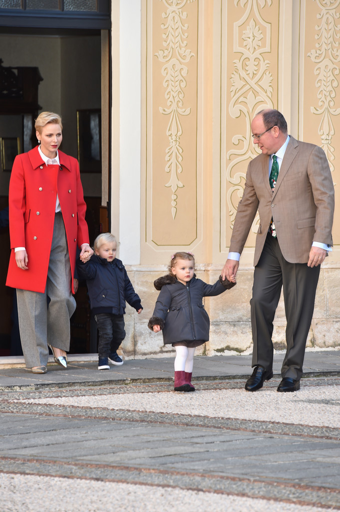 Prince Albert, Princess Charlene,Prince Jacques and Princess ...