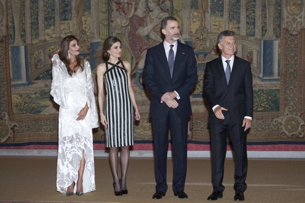 Argentina’s President And His Wife Host A Reception For Spanish Royals 