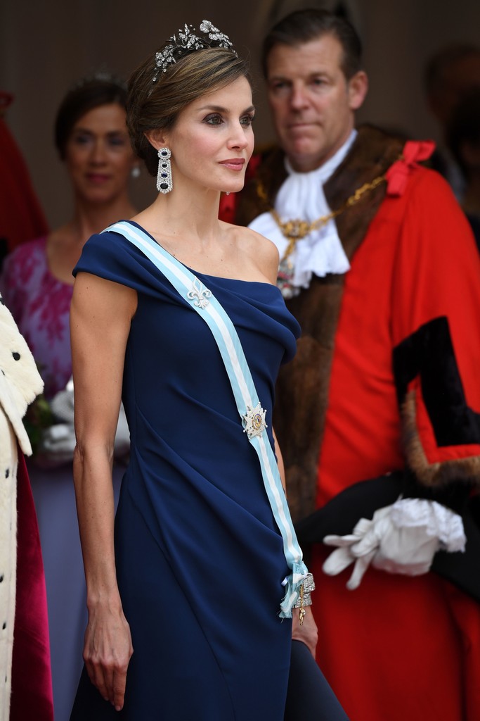King Felipe and Queen Letizia attended banquet at Guildhall given by ...