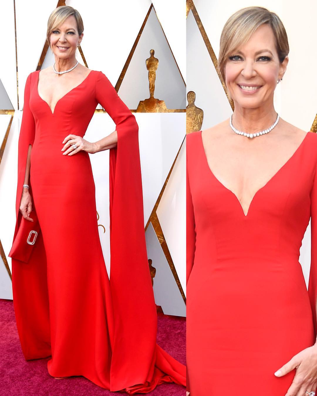 Allison Janney in Reem Acra – 2018 Oscars – The Real My Royals