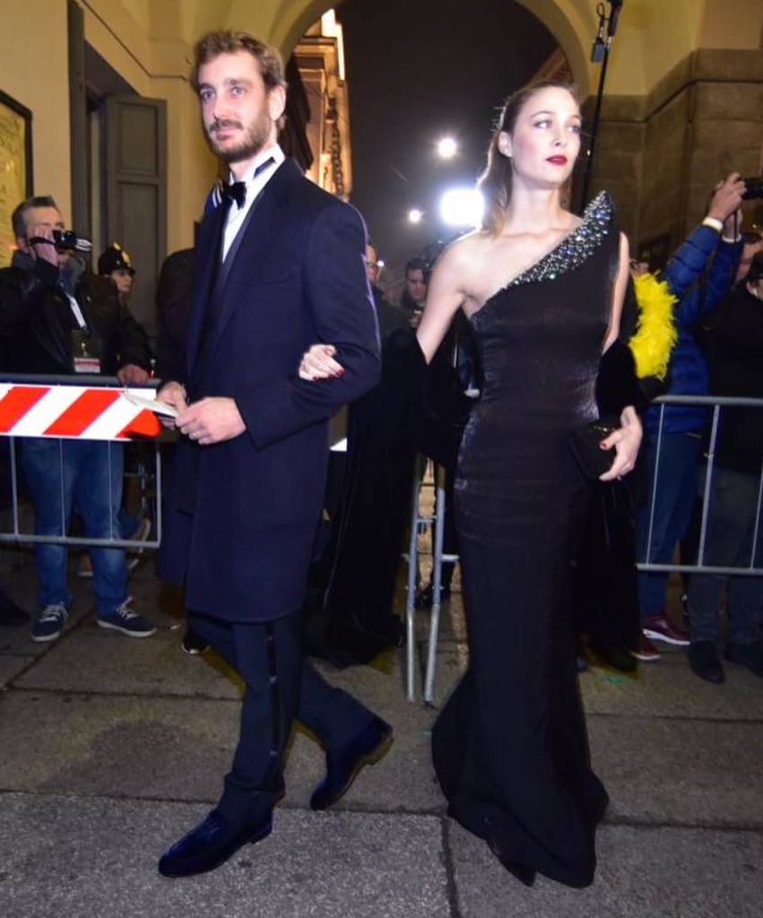 Pierre Casiraghi and Beatrice Borromeo attended the opening season 2018 ...