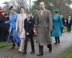 Members Of The British Royal Family Attended The Christmas Morning ...