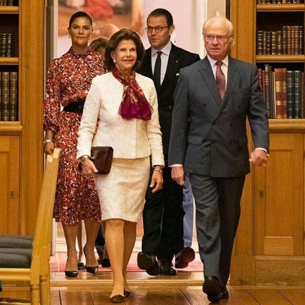 Swedish Royals attended the seminar on the occasion of the 100th ...