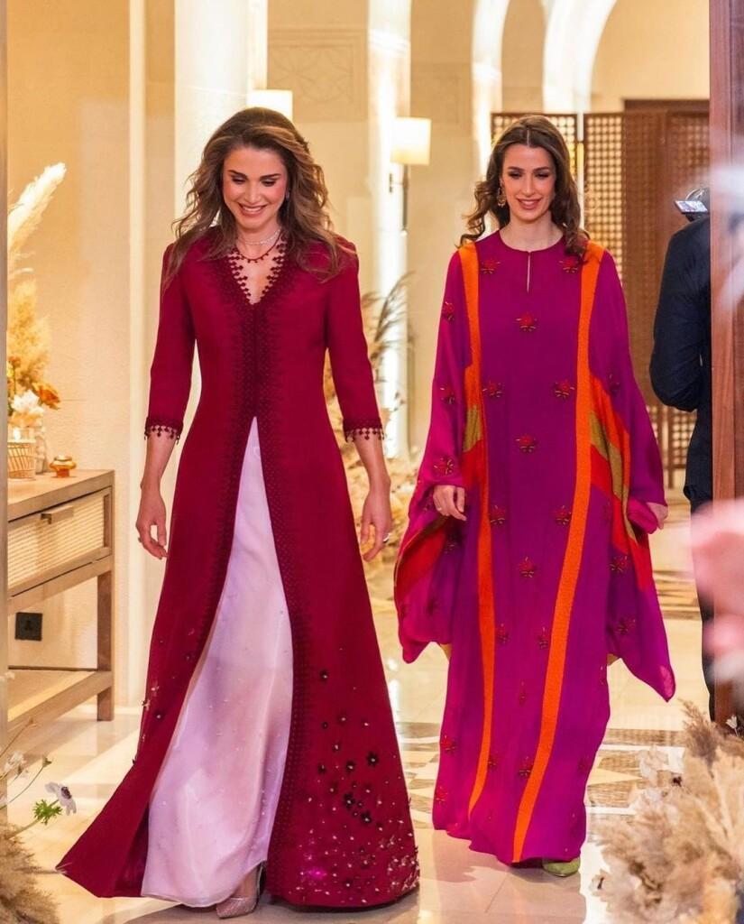 Women of the Jordanian Royal Family attended Princess Iman’s henna ...