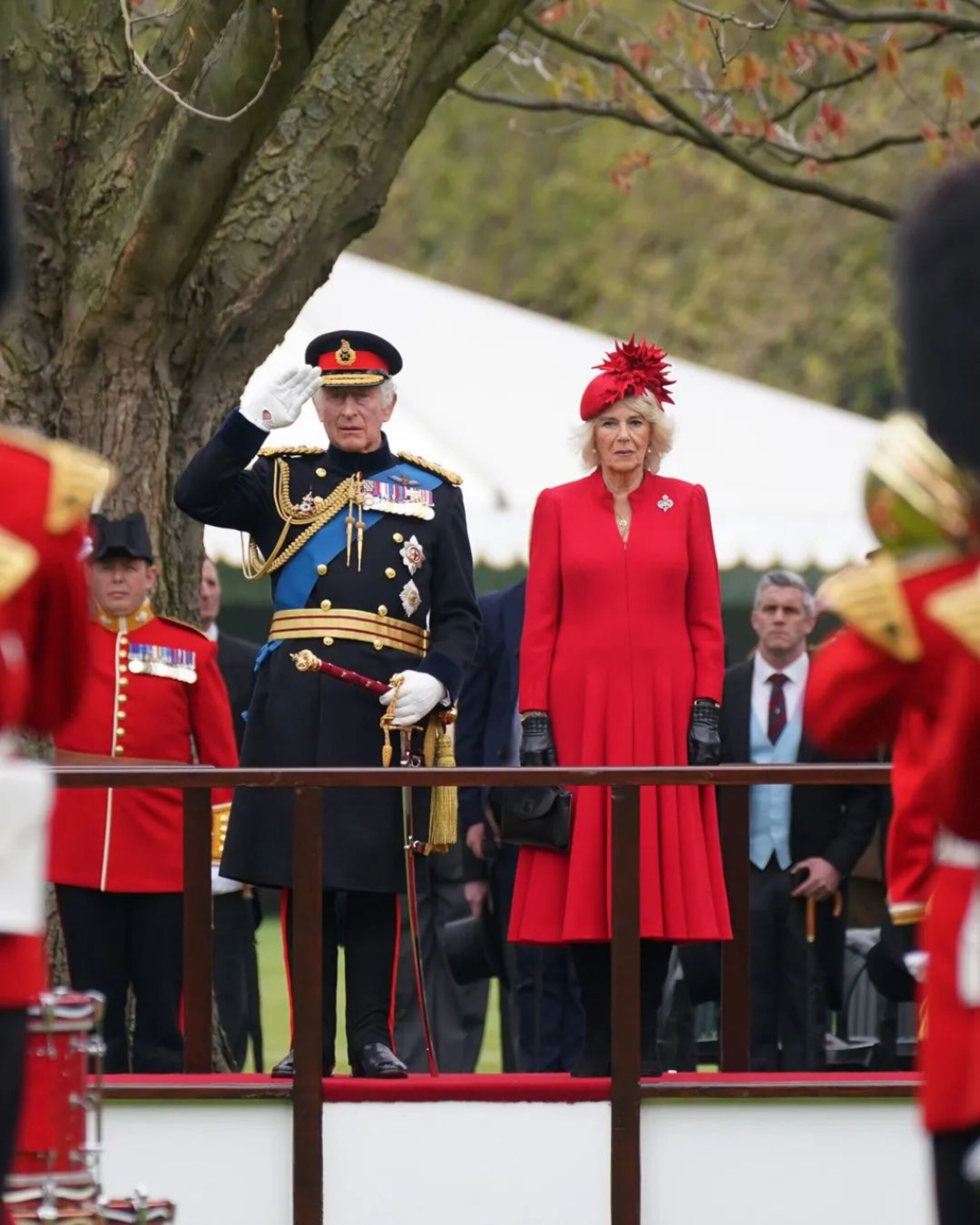 presentation of colours buckingham palace