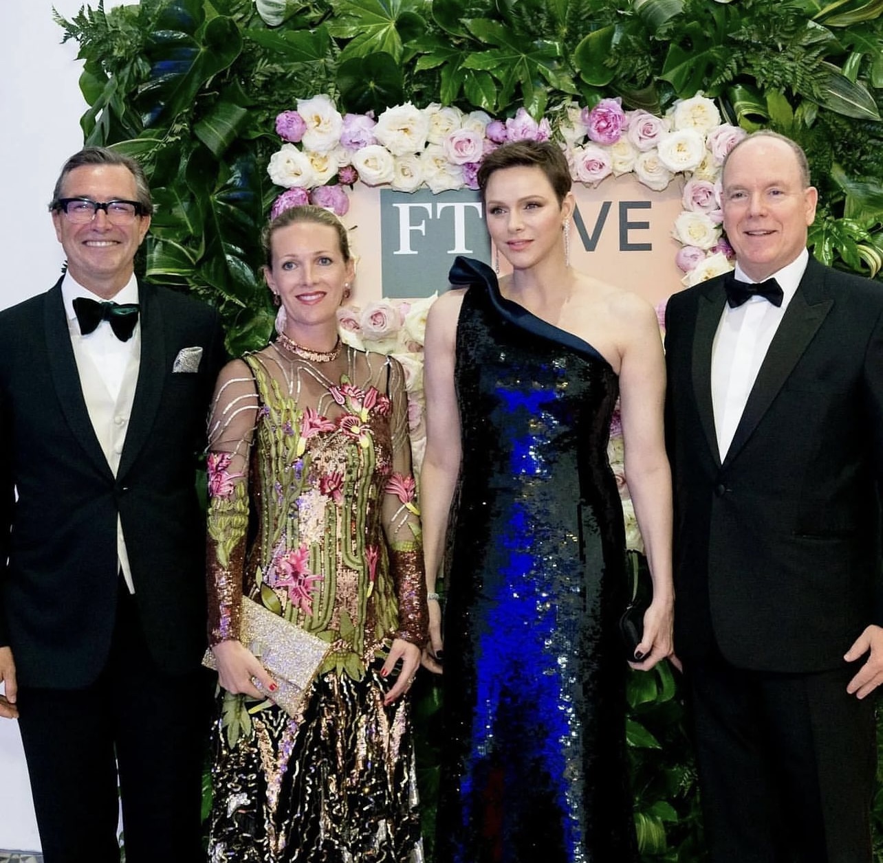 Prince Albert and Princess Charlene attended gala dinner for the FT ...