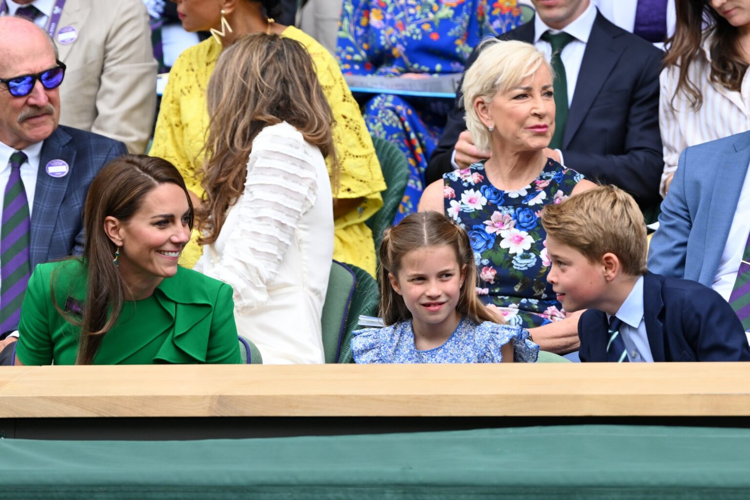 The Prince and Princess of Wales, George and Princess Charlotte arrived ...