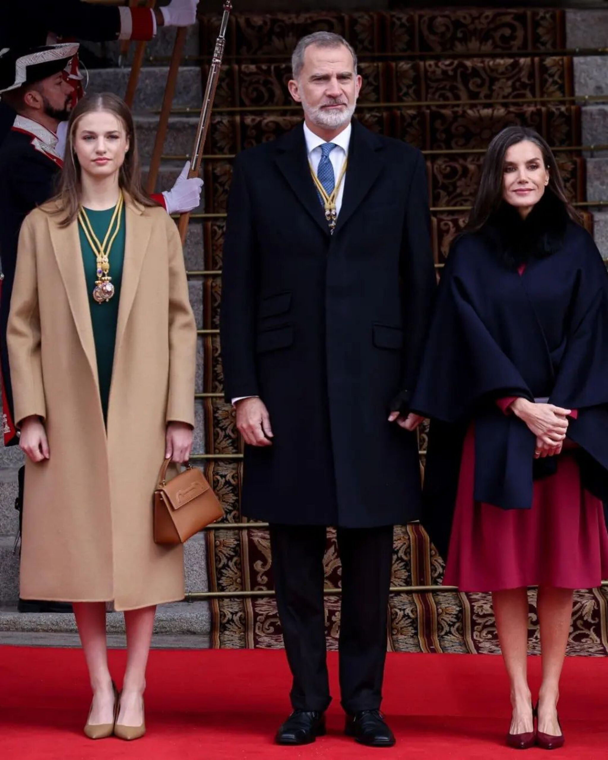 King Felipe , Queen Letizia And Princess Leonor Attend The State ...