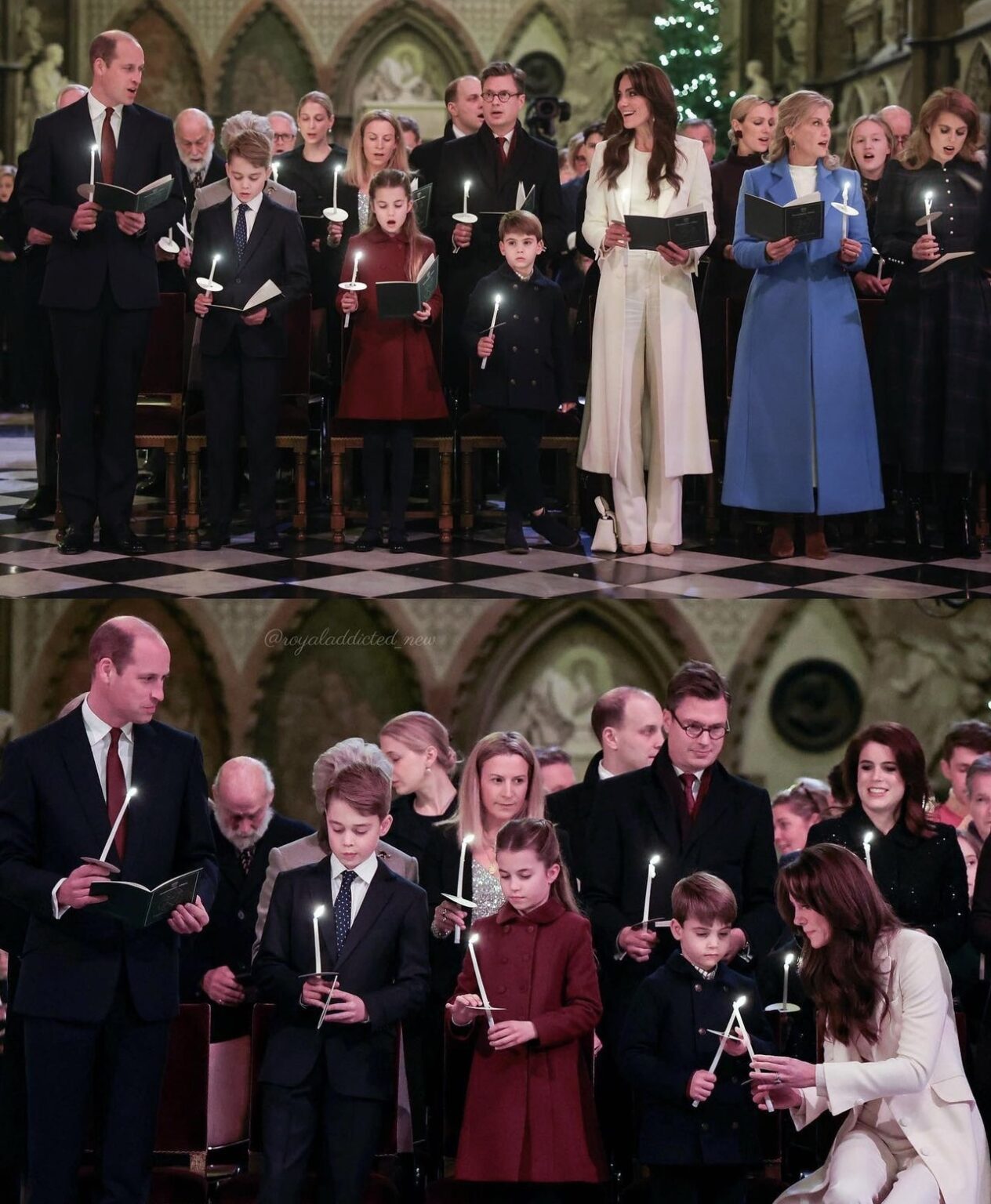 Thr British royal family attend The “Together At Christmas” Carol ...